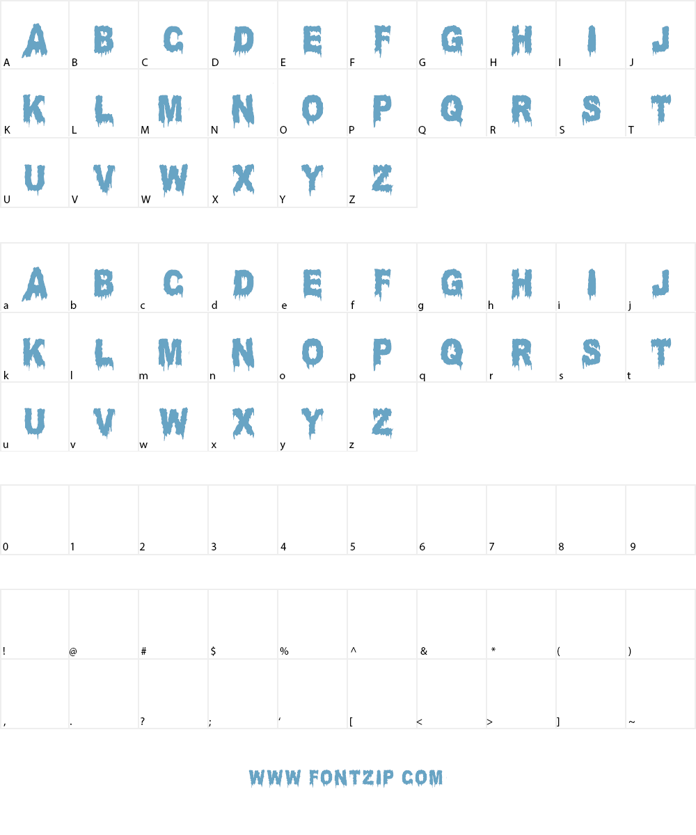 candlelight Font Character